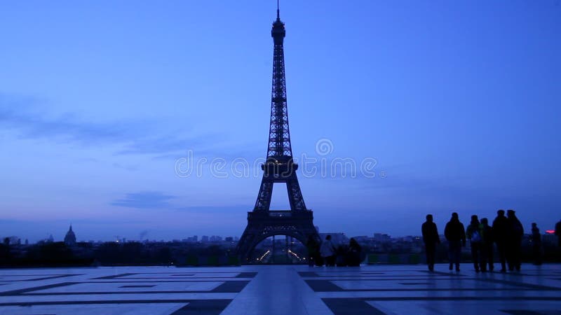 Scène de nuit de Tour Eiffel
