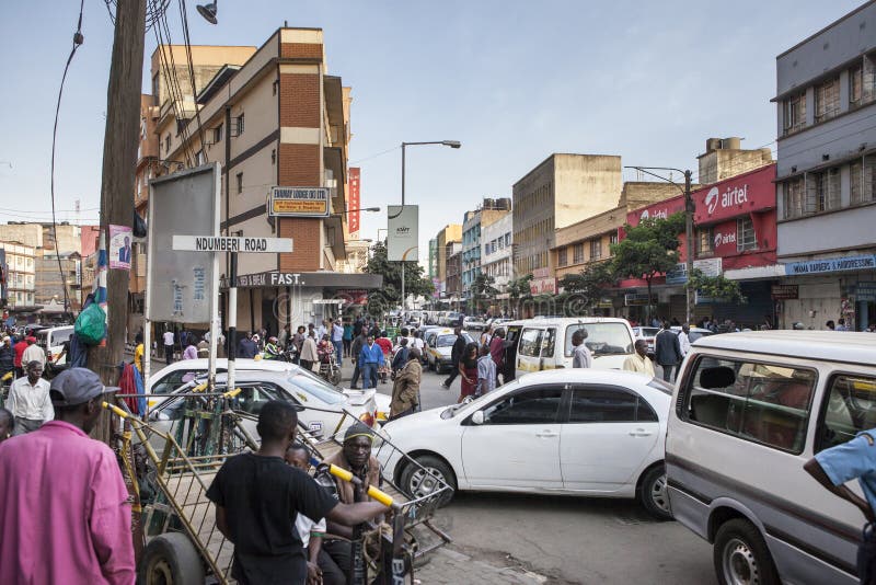 Scène de rue, Nairobi photo éditorial. Image du kenya 40473026