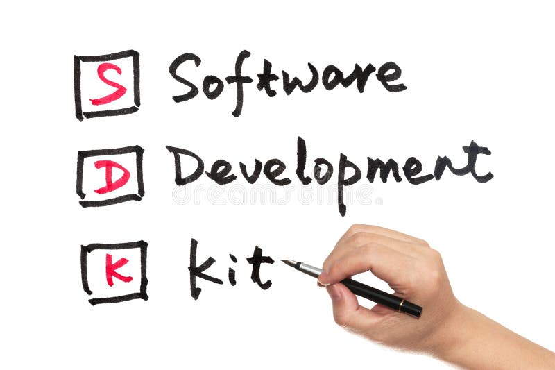 SDK - software development kit royalty free stock image