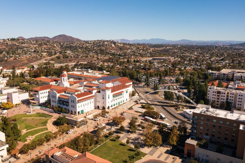 SDSU Campus. San Diego State University College Campus Editorial Stock