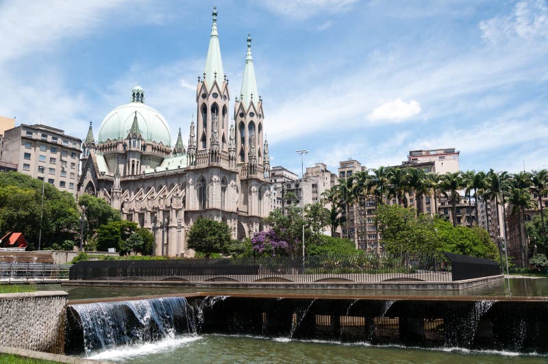 Se Cathedral in sao paulo, Brazil. Se Cathedral in sao paulo, Brazil