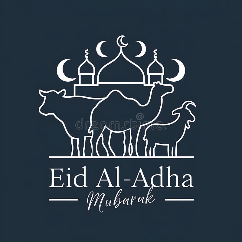 Se generan imágenes de fondo de eid al adha mubarak con el uso de ai. Fondo de eid al adha mubarak. las imágenes se generan con el uso de ai