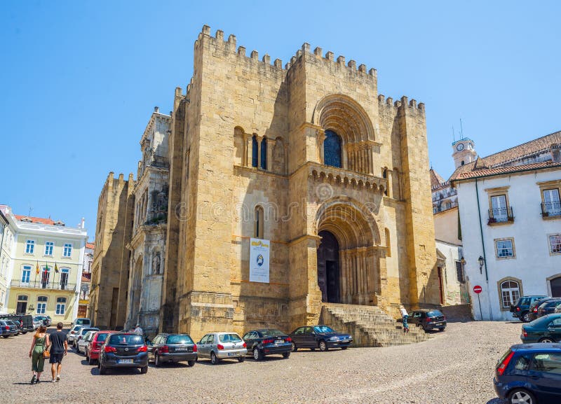 Se Velha, old Cathedral of Coimbra. Portugal. stock photos Se Velha, old Cathedral of Coimbra. Portugal. stock photos