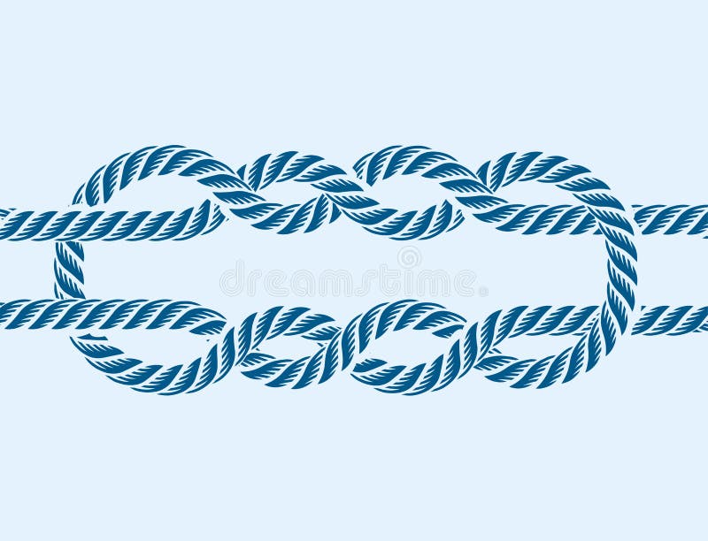 Sea Boat Rope Knot Vector Illustration Isolated Marine Navy Cable Natural  Tackle Sign Stock Vector - Illustration of hang, marine: 94519166