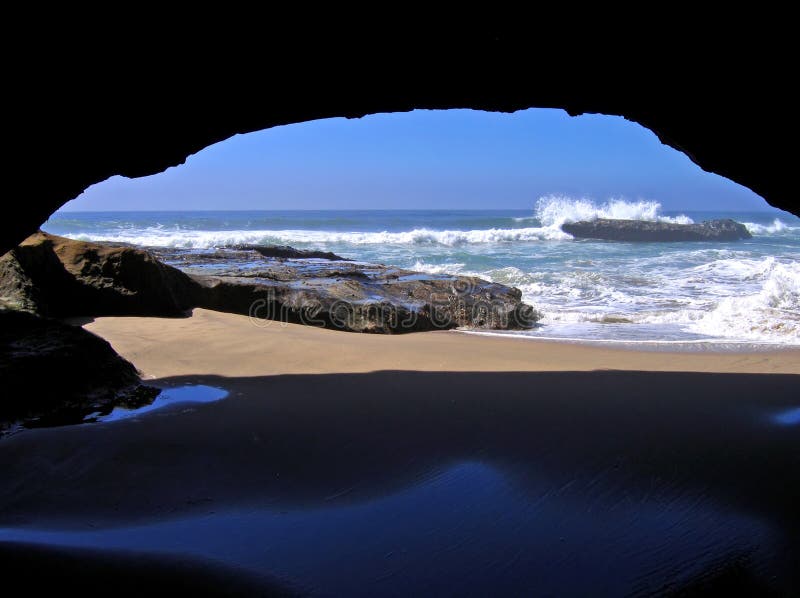 Sea cave, San Gregorio, CA