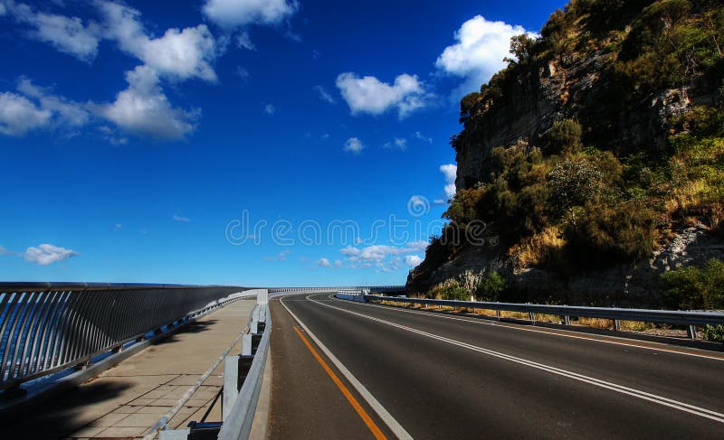 Sea Cliff Bridge royalty free stock image