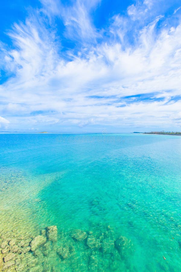 Sea Of Emerald Green, Okinawa Stock Photo Image of paradise, colorful