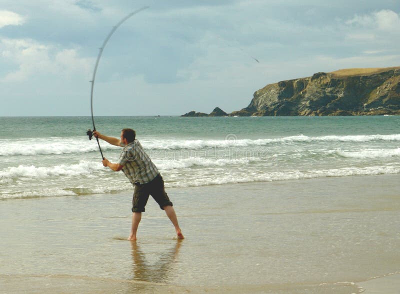 Sea Fishing on Beach