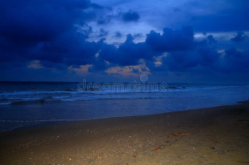 Sea With Flashed Sand