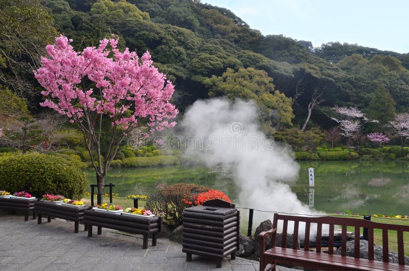 Sea Hell attraction in Beppu