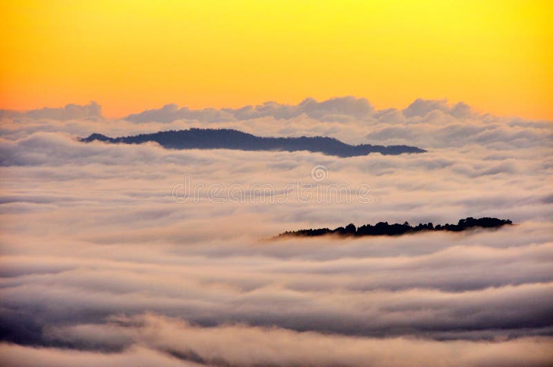 Sea and mist stock image. Image of open, season, ocean 17247995