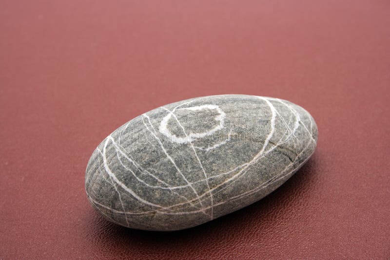 Sea oval stone