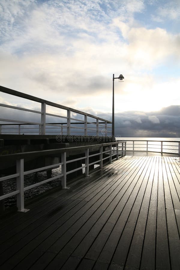 Sea and pier