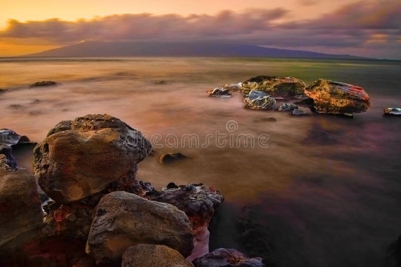 Sea Rocks and Fog Long Exposure