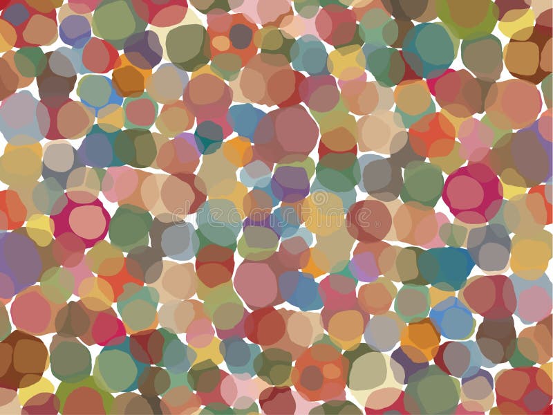 Sea shells based, organic pattern, with multiplied layers, in pastel colors vector illustration