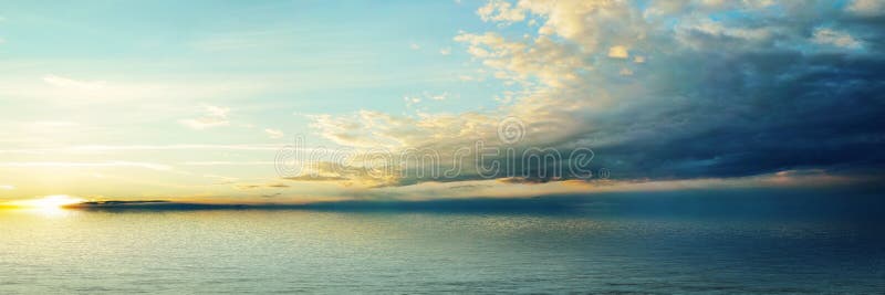 Sea sunset royalty free stock photos Sea sunset royalty free stock photos