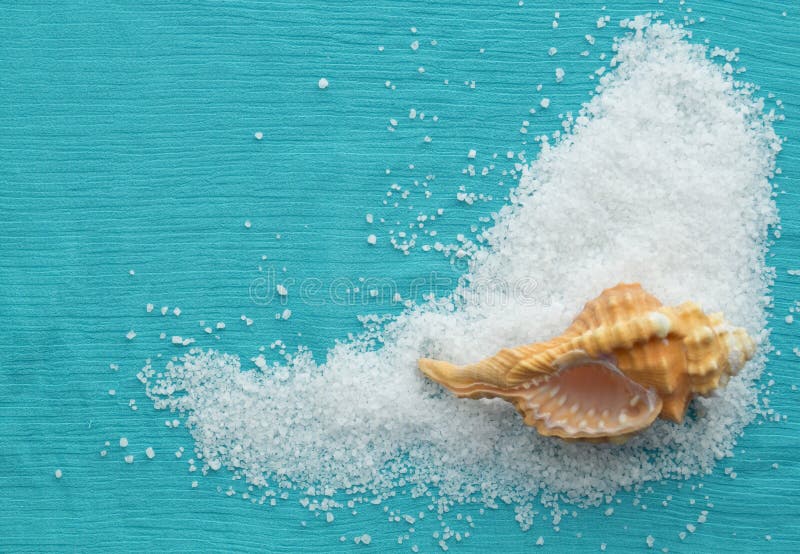 Sea theme frame background with salt and seashell. Background package pattern stock images, royalty-free photos and pictures