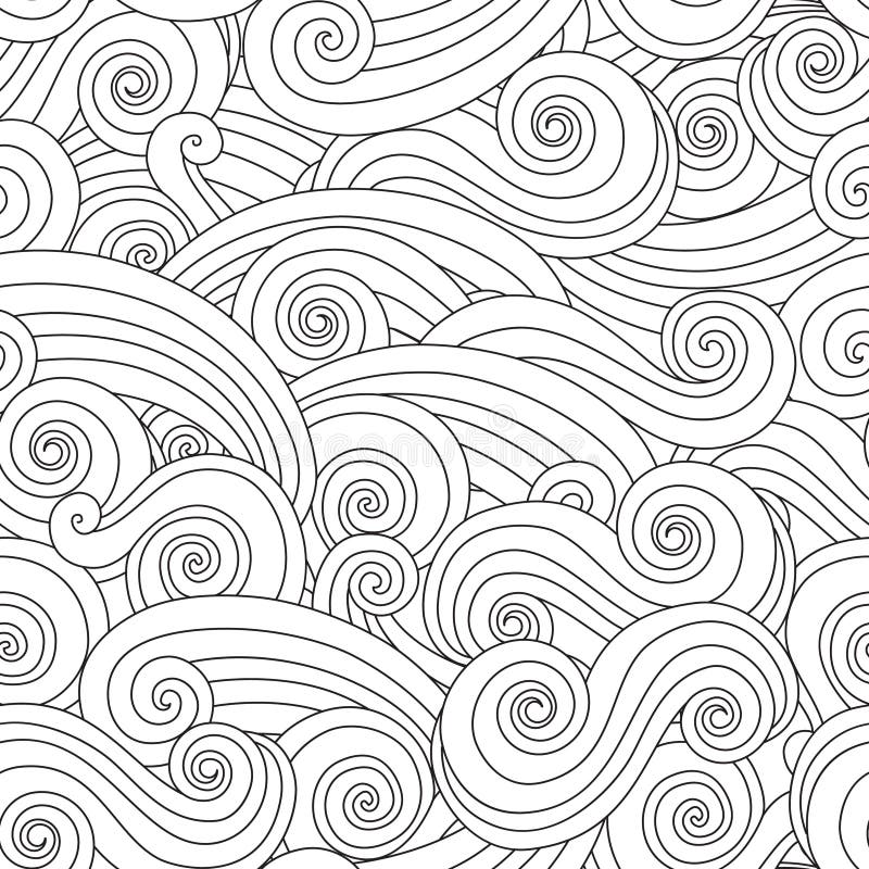 Swirls & Swooshes: Artistic Designs for a Relaxing Coloring