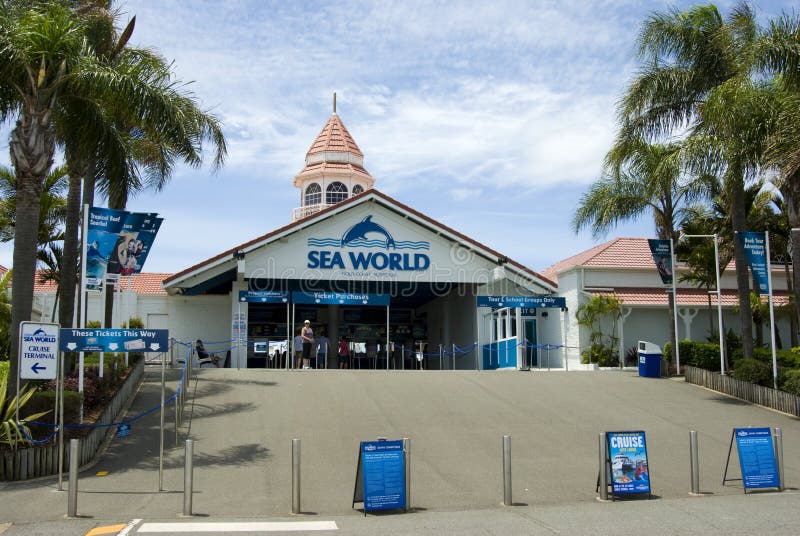 Sea World Australia editorial stock photo. Image of rides - 22779813