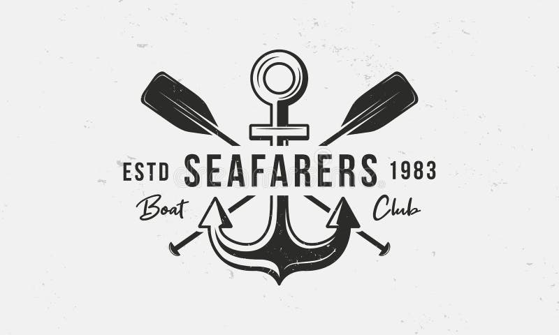 Seafarers, Sailing, Yachting Logo, Poster Template. Stock Vector ...