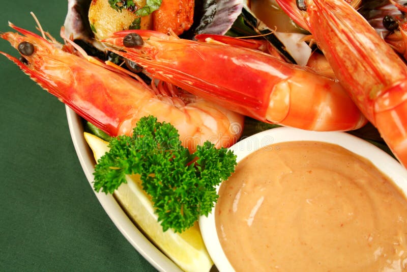 Seafood and Dip stock image. Image of crustaceans, dining 8295467