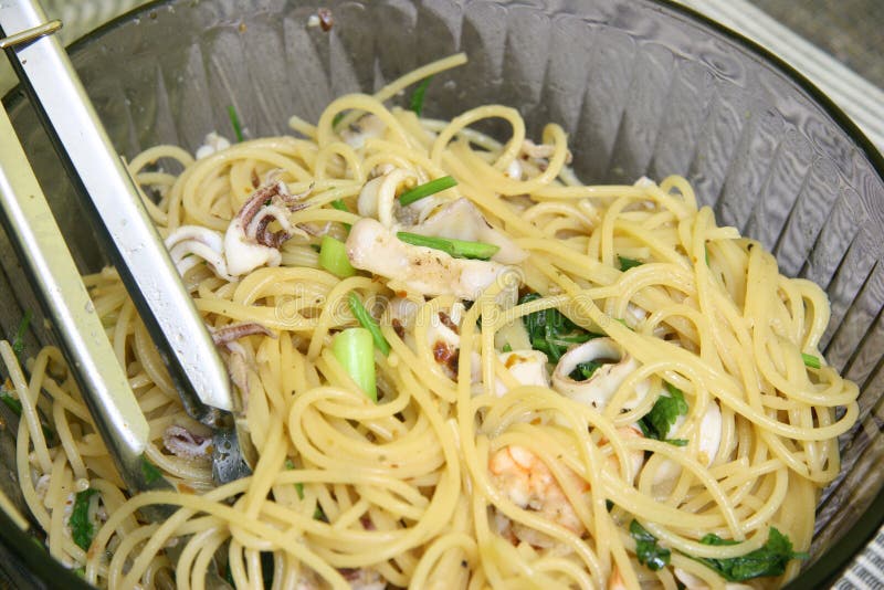 Seafood pasta