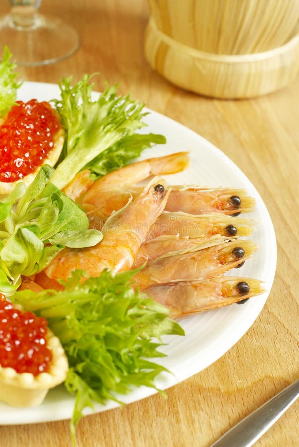 Seafood plate stock image. Image of appetizing, freshness 14848411