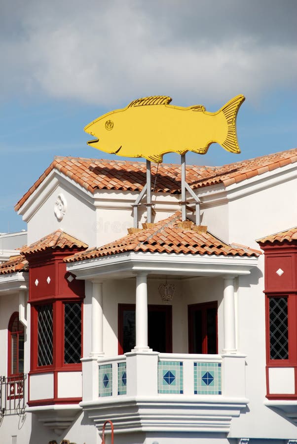 Seafood Restaurant Exterior Stock Image - Image of venue, roof: 1824301