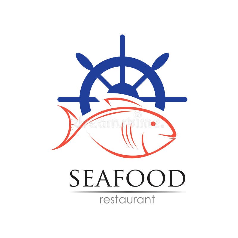 Seafood Restaurant Logo Design. Fish, Food and Beverage Logo Concept