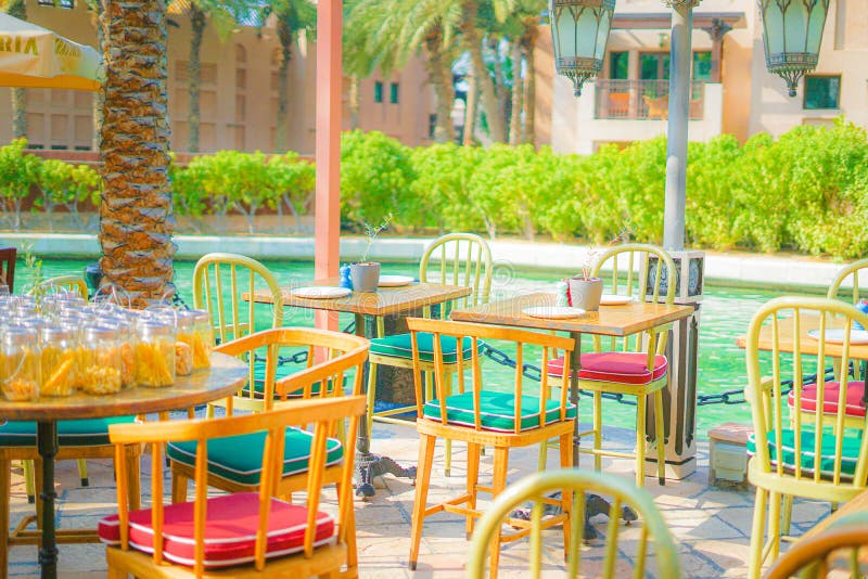 Seafood Restaurants in Riverside UAE Stock Photo Image of making