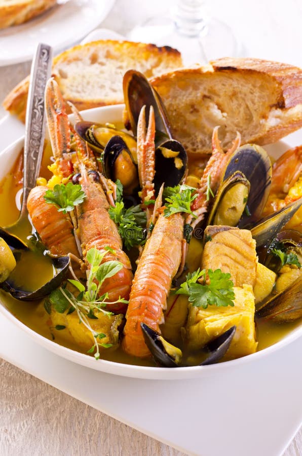 Seafood Stew with Crab Claw Stock Image - Image of claw, crab: 21718305