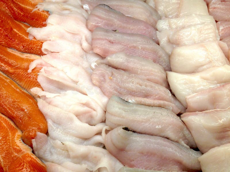 Seafood in the store stock image. Image of stacks, tilapia 116362767