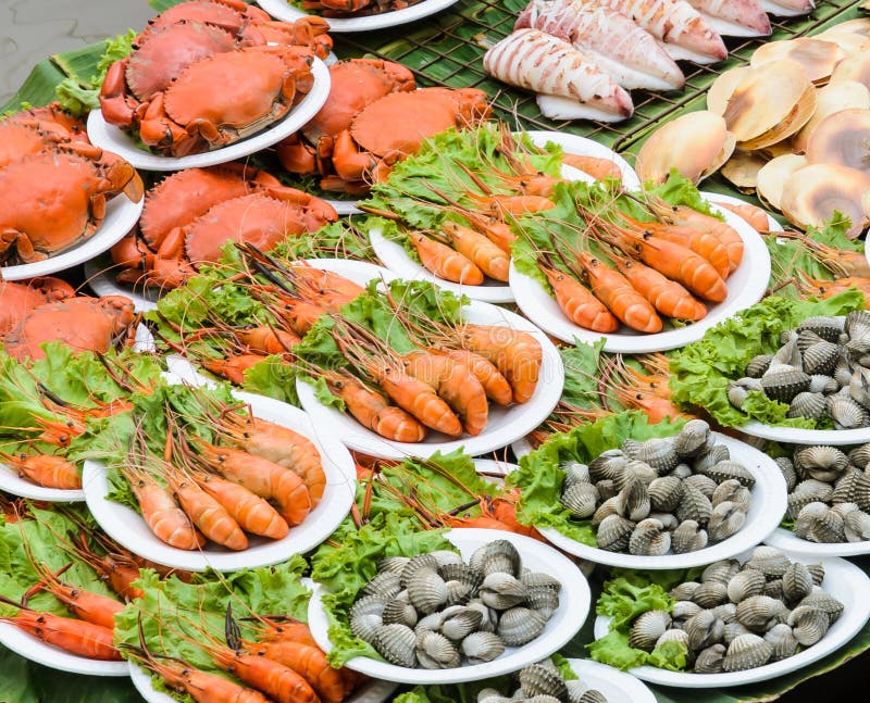 Seafood stock image. Image of restaurant, fresh, asian 35059115