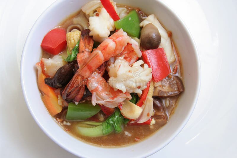 Seafood vegetable stock photo. Image of chinese, restaurant 7851614