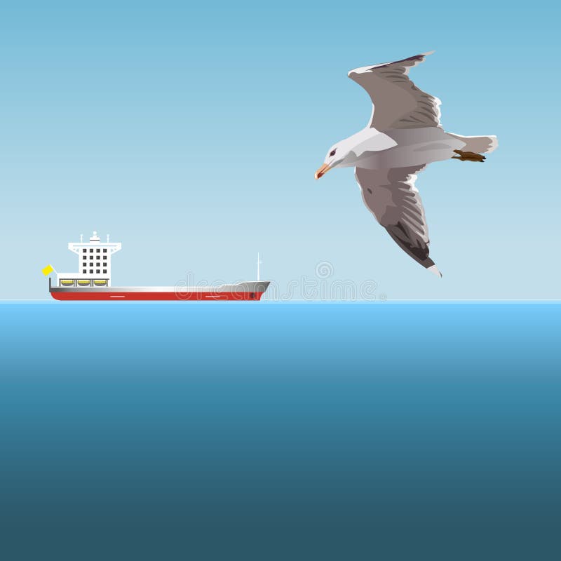Seagull πετάγματος διάνυσμα ελεύθερη απεικόνιση δικαιώματος Seagull πετάγματος διάνυσμα ελεύθερη απεικόνιση δικαιώματος