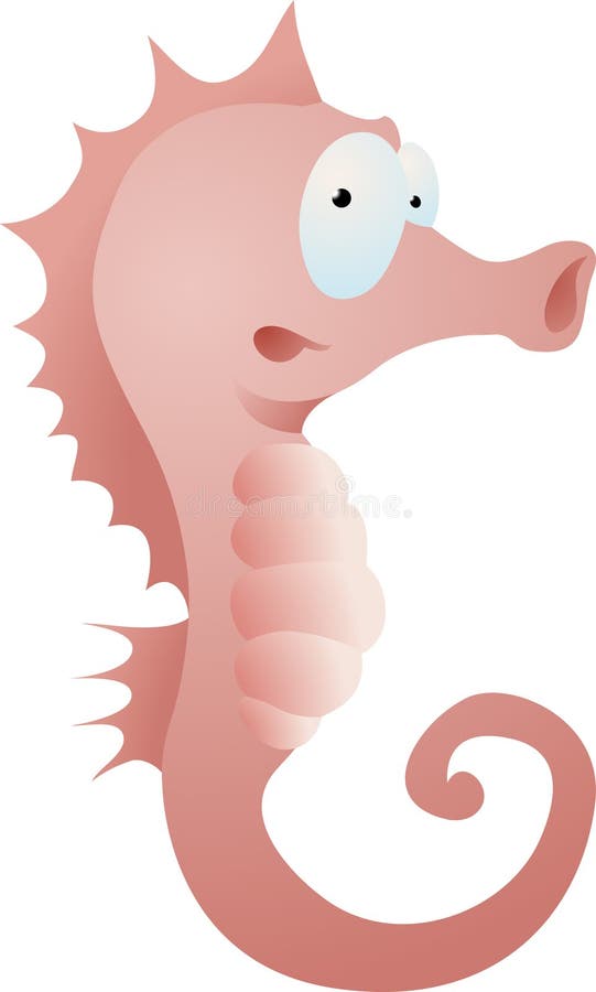 pink seahorse