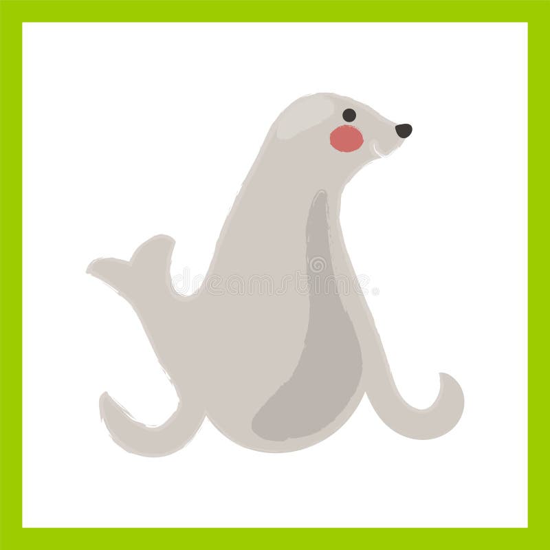 Seal Animal Drawing Illustration Vector Stock Vector Illustration of
