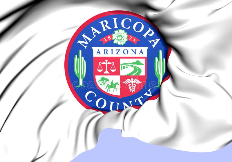 Seal of Maricopa County, USA. vector illustration