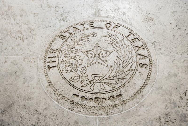 Seal Of Texas in Fort Bonifacio, Manila, Philippines royalty free stock photography