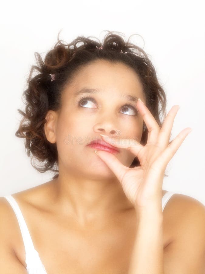 Sealed lips stock image. Image of look, attractive, female 76037