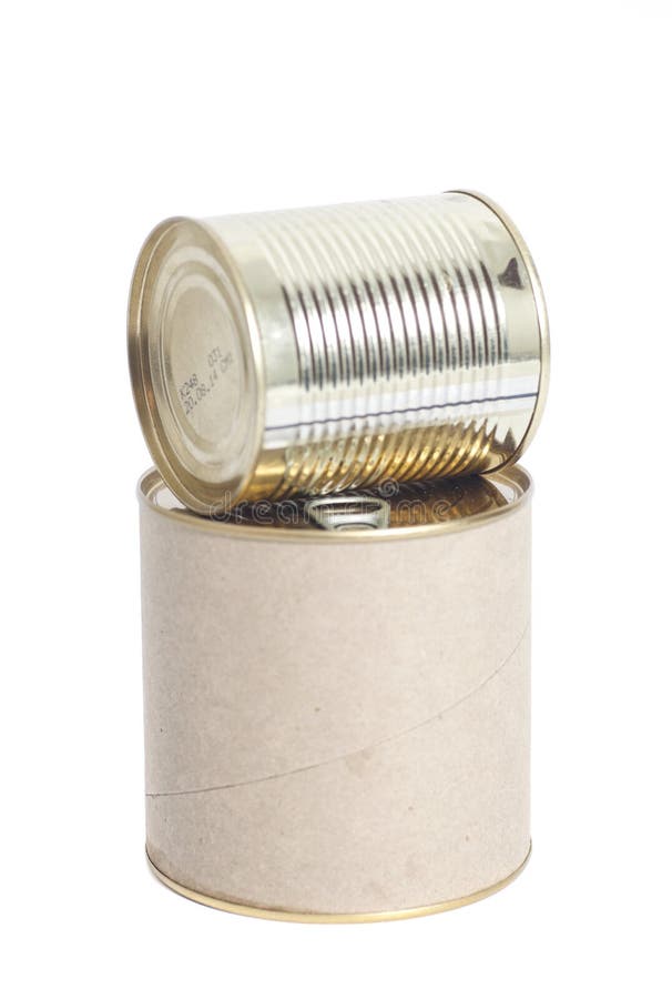 Sealed metal cans stock photo. Image of package, produce 60244014