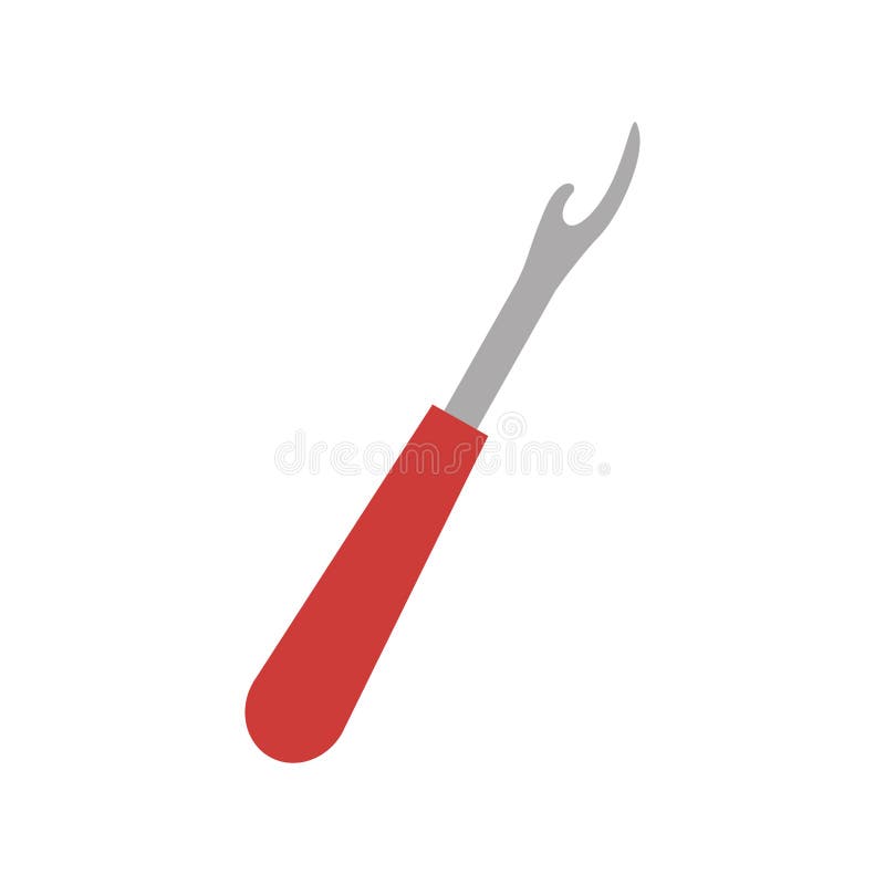 Seam ripper tool stock vector. Illustration of material - 80005309