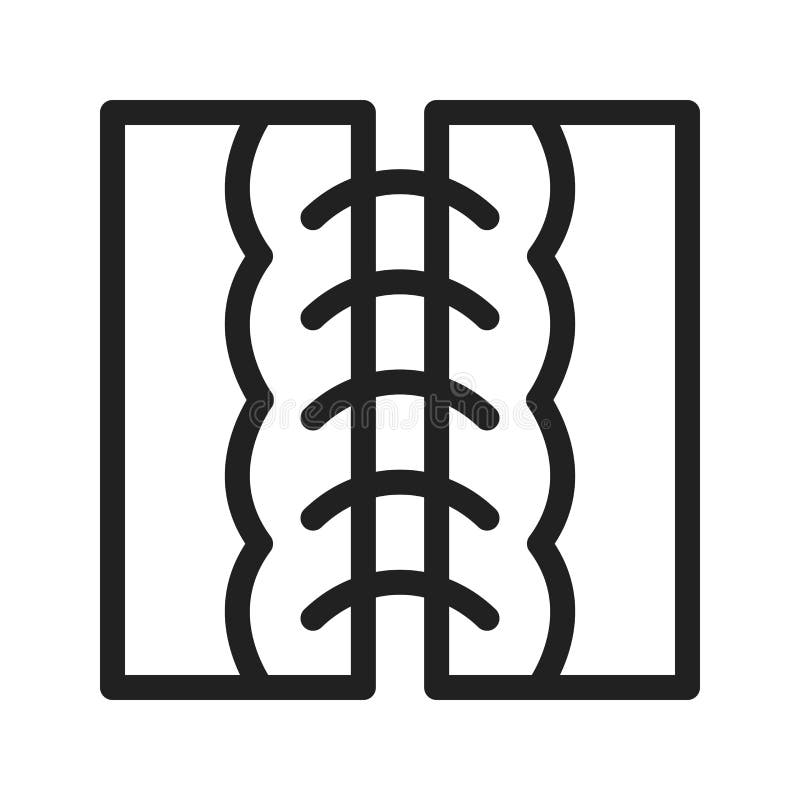 Seam Stitching vector illustration