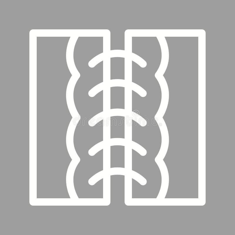 Seam Stitching royalty free illustration