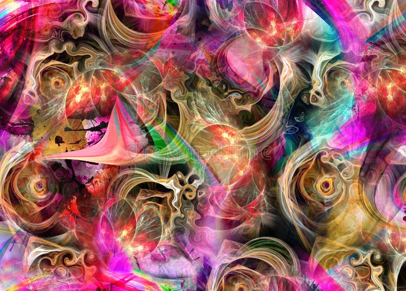 Seamless abstract colorful design background royalty free illustration