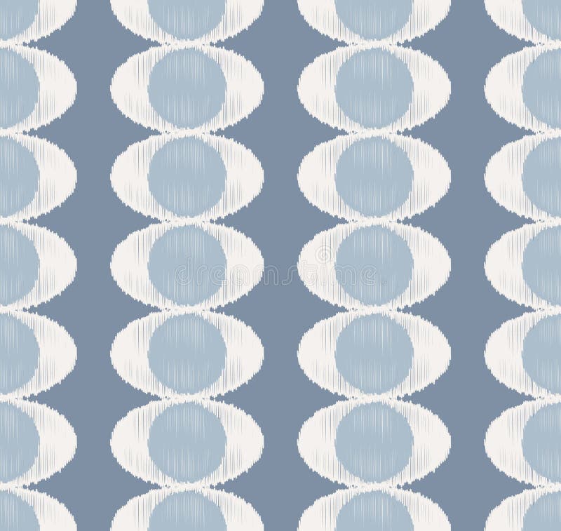 Seamless abstract curve blue pattern