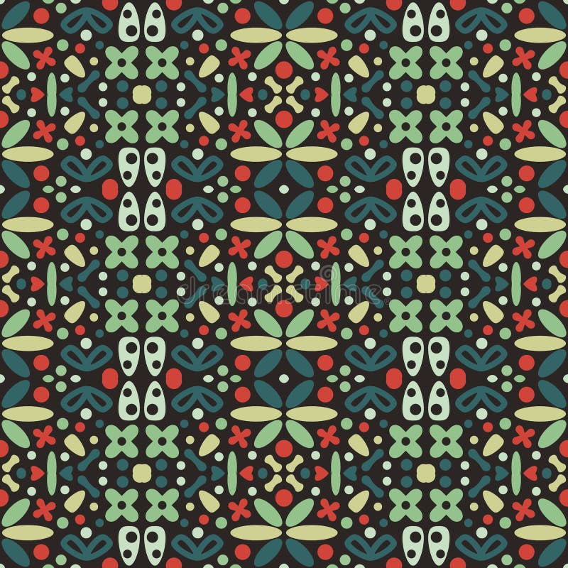 Seamless Abstract Decorative Pattern vector illustration