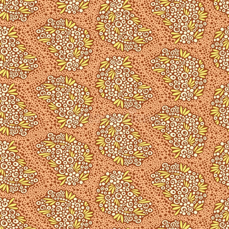 Seamless abstract floral pattern royalty free stock photography