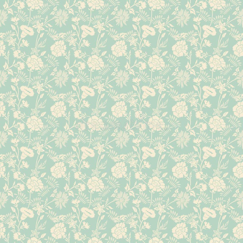 Seamless abstract floral pattern background