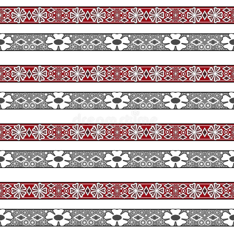 Seamless abstract floral pattern royalty free illustration